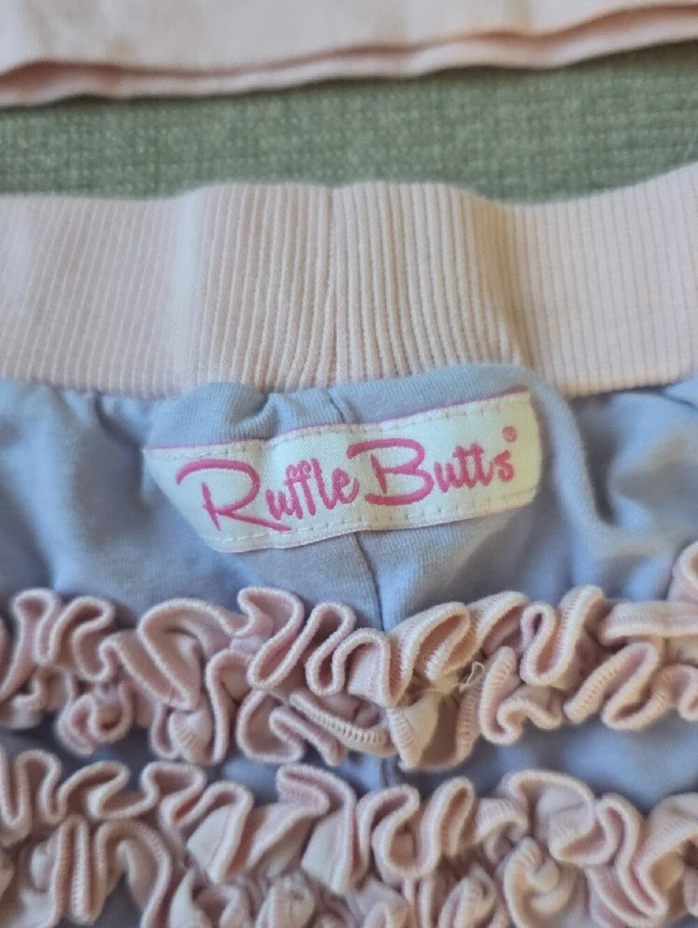 Ruffle Butts Girls Pink And Purple Color Block Short Sleeve & Shorts 4T
